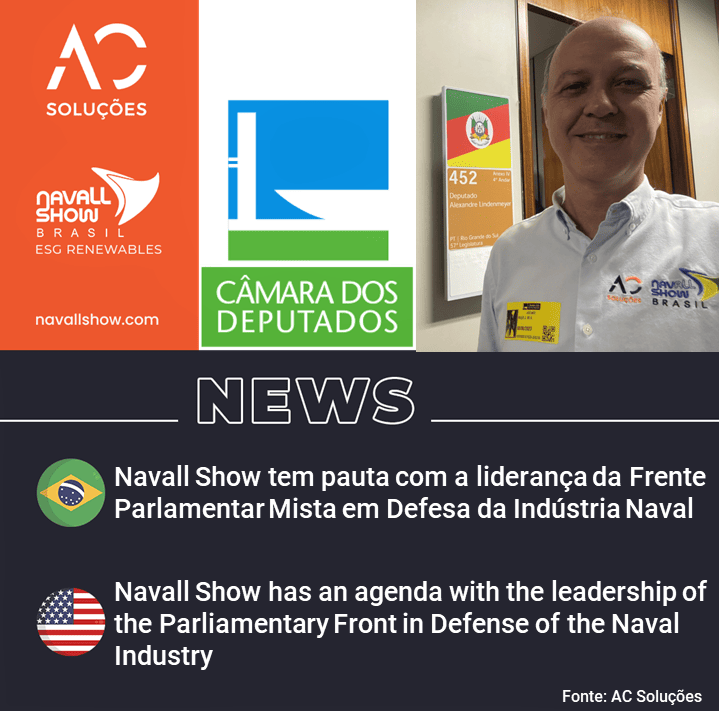 Navall Show tem pauta com a liderança da frente parlamentar mista em defesa da indústria naval